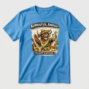 Funny Animal Saying - Komostus, Amigo. Fluent Enough